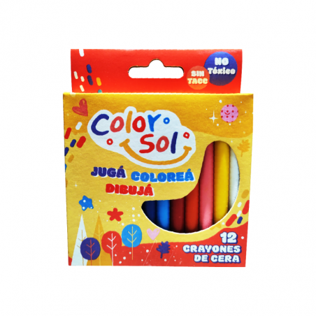 Crayones Color Sol X 12 Colores