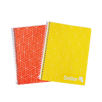 Cuaderno Espiral 16 X 21 Cm 42 Hjs Cuadriculadas