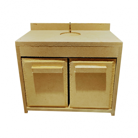 Bajo Mesada Simple Prins Para Casa De Muñecas