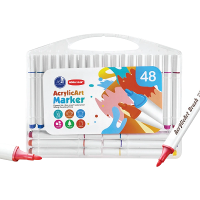 Marcador Acrílico Valija X 48 Colores
