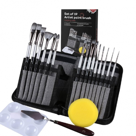 Set porta Pinceles X 19 Piezas