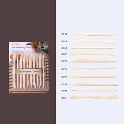 Set De Mini Herramientas Para Modelado X 10 Piezas - Imagen 2