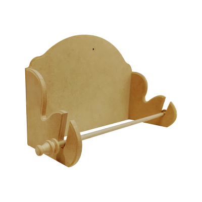 Porta Rollo Para Pared Simple - Imagen 2