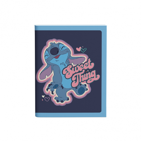 Cuaderno Stitch Tapa Flexible 16 X 21 Cm 48 Hjs Rayadas