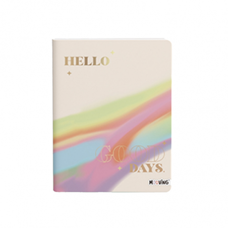 Cuaderno Pastel Tapa Flexible 16 X 21 Cm 48 Hjs Rayadas