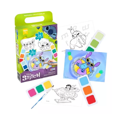 Pintando Con Acuarelas Stitch - Imagen 2