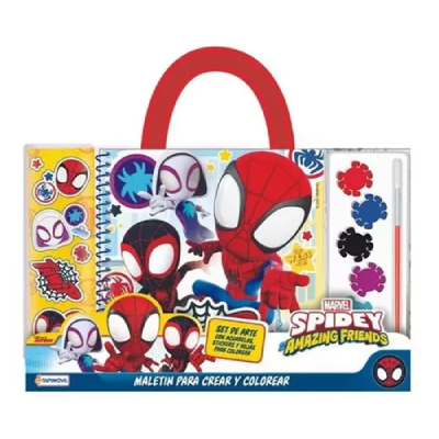 Maletín Para Crear Y Colorear Spidey