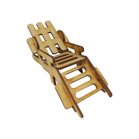 Reposera Laser Para Casa De Muñecas