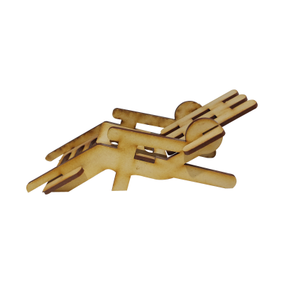 Reposera Laser Para Casa De Muñecas - Imagen 2