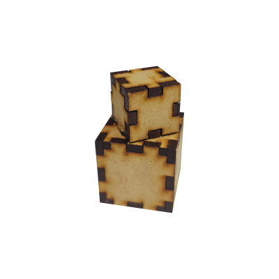 Cubo 3D 2 Cm - Imagen 2
