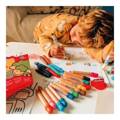 Lápices Giotto BeBé X 12 Colores - Imagen 4