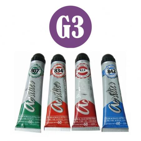 Acrílico Profesional G3 X 60 ml