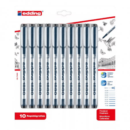 Estilógrafo 1880 Set X 10 Trazos