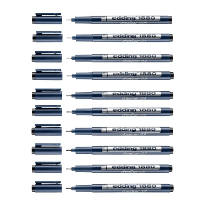 Estilógrafo 1880 Set X 10 Trazos - Imagen 2