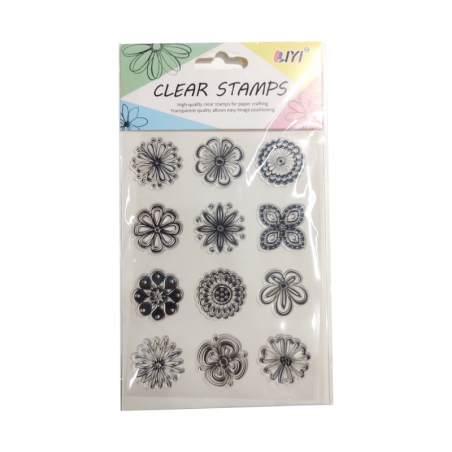 Sello De Goma Flores Chicas