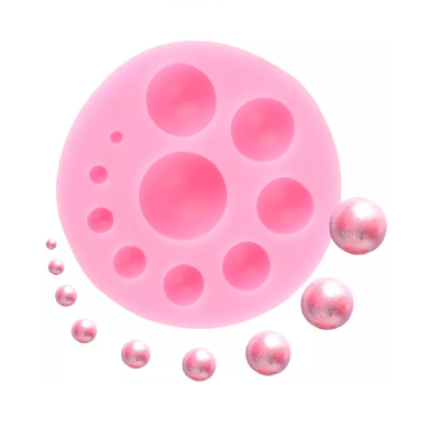 Molde De Silicona Perlas 7 X 7 Cm G72-04017 - Imagen 2