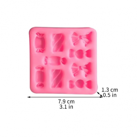 Molde De Silicona Caramelos 8 X 8 Cm G83-011Z10