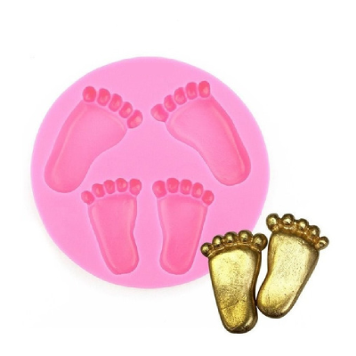 Molde De Silicona Pies 9 X 9 Cm H01-005A6 - Imagen 2