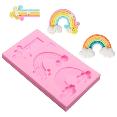 Molde De Silicona Arcoíris 13 X 7 Cm G26-004T4 - Imagen 2