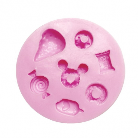 Molde De Silicona Candy 8 X 8 Cm G46-018F10