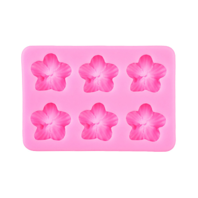 Molde De Silicona Rosa China Mini 6 X 9 Cm H11-015B7
