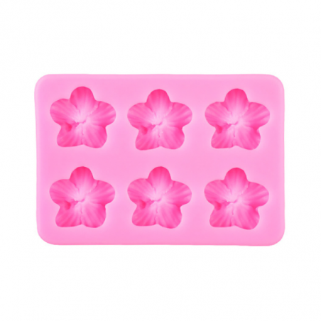 Molde De Silicona Rosa China Mini 6 X 9 Cm H11-015B7