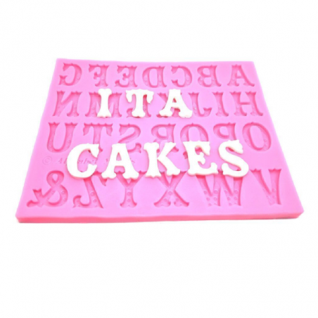 Molde De Silicona Abecedario 15 X 11 Cm G77-002Y7