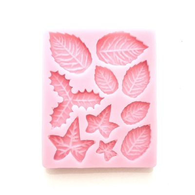 Molde De Silicona Hojas 7 X 8 Cm G46-016C20