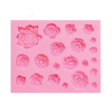 Molde De Silicona Flores Surtidas 12 X 10 Cm G72-040H5