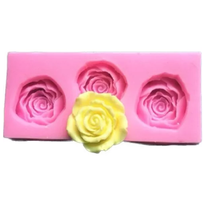 Molde De Silicona Rosas 13 X 6 Cm G35-38I7 - Imagen 2