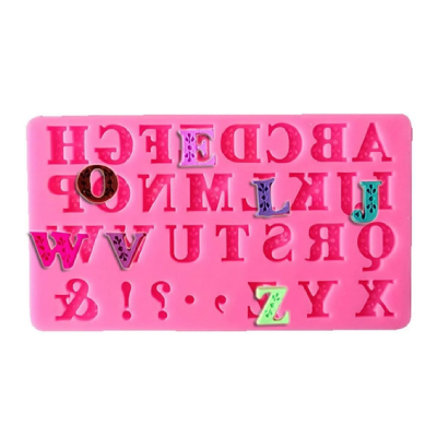 Molde De Silicona Abecedario Y Signos 15 X 8 Cm G77-002C7 - Imagen 2