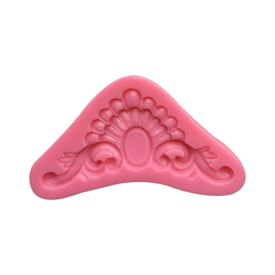 Molde De Silicona Ornamento 9  X 5 Cm H01-001C6