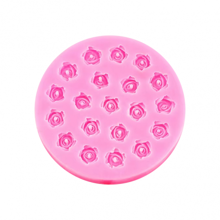 Molde De Silicona Mini Rosas Mini 7 X 7 Cm H11-013Q7