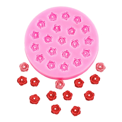 Molde De Silicona Mini Rosas Mini 7 X 7 Cm H11-013Q7 - Imagen 2