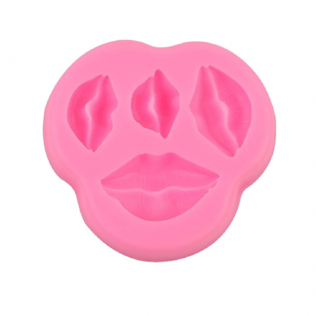 Molde De Silicona Besos 8 X 8 Cm X 3 G25-002H10