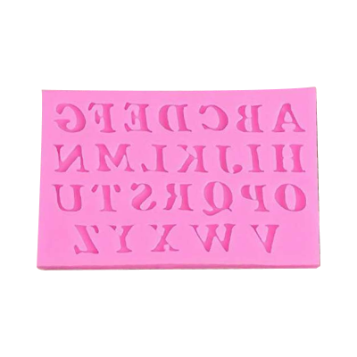 Molde De Silicona Abecedario Chico 10 X 7 Cm G46-019T15