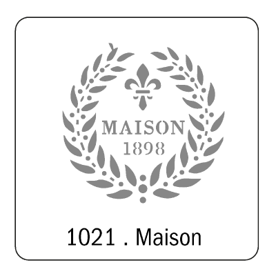 Stencil Maison (1021) 30 X 30 Cm