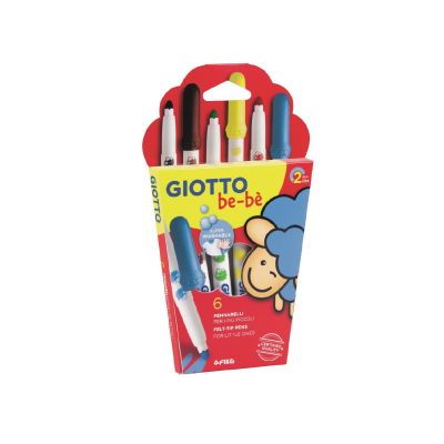 Marcadores Giotto Be Bé X 6 Colores