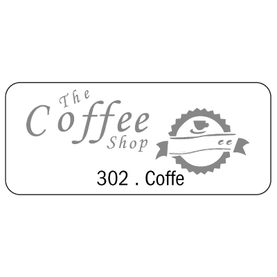 Stencil Coffe (302) 4.5 X 17 Cm