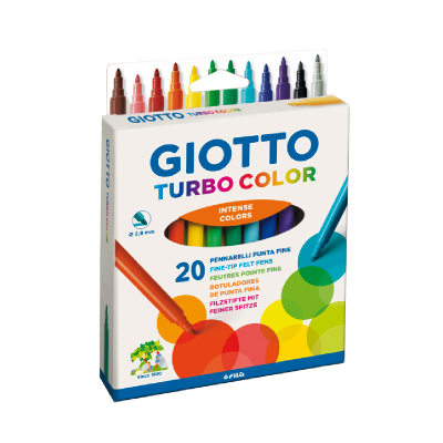 Marcador Turbo Color X 20 Colores