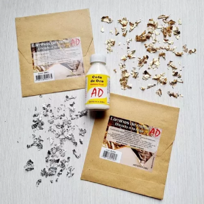 Láminas De Dorado A La Hoja (Cobre) - Imagen 2