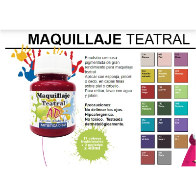 Maquillaje Artístico X 40 Ml - Imagen 2