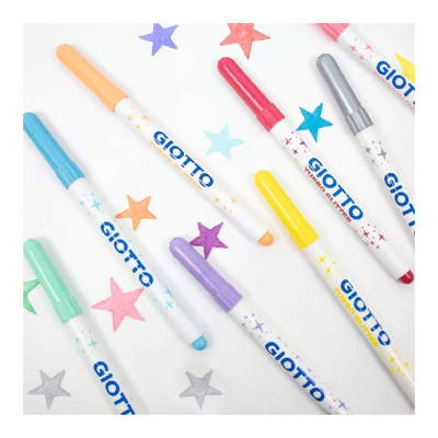 Marcadores Turbo Glitter X 8 Colores - Imagen 2