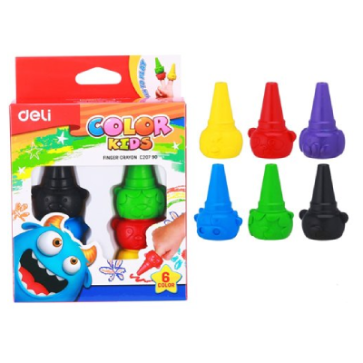 Crayón De Dedo Color Kids X 6 Colores
