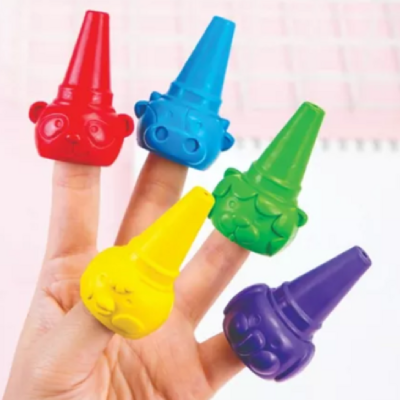 Crayón De Dedo Color Kids X 6 Colores - Imagen 2