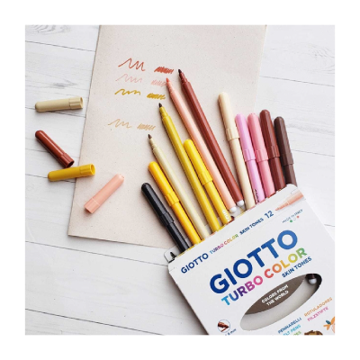 Marcadores Turbo Color Skin Tones X 12 Colores - Imagen 3