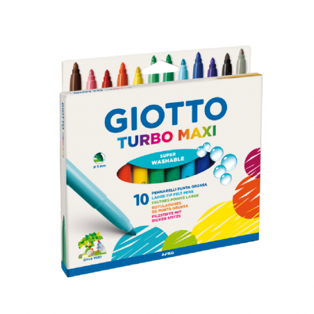 Marcador Turbo Maxi X 10 Color