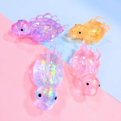 Squishy Dinosaurio Con Glitter - Imagen 3