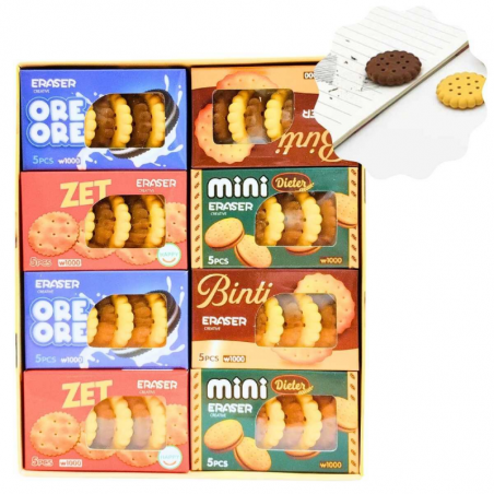 Gomas De Borrar Galletitas X 5
