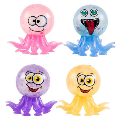 Squishy Pulpo Con Glitter - Imagen 2